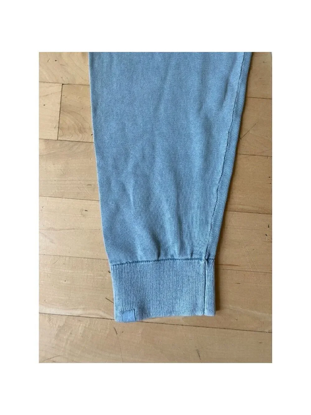 BAREFOOT Dreams mens sweatpants jogger washed denim look